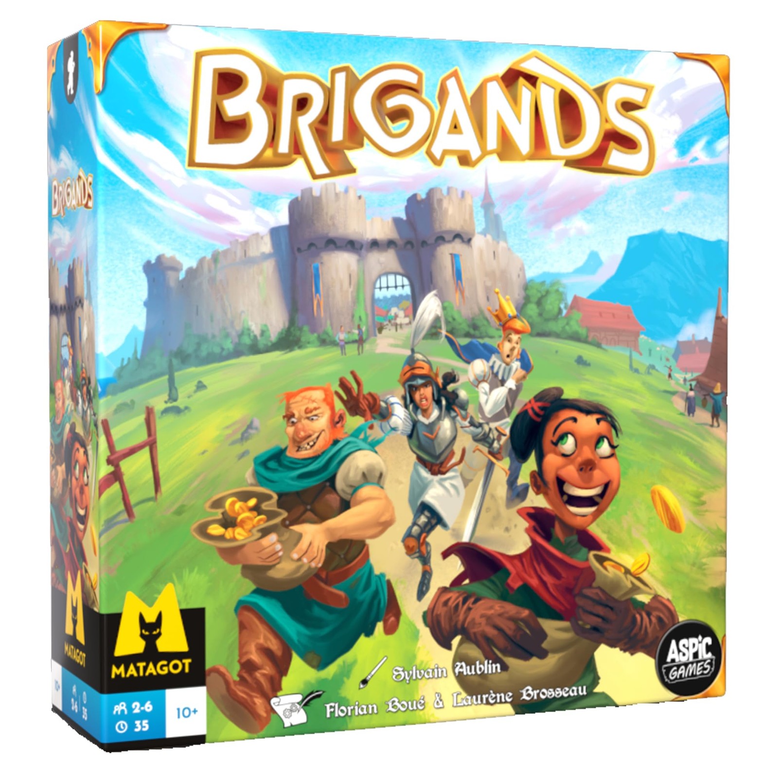 Matagot Brigands Board Game - A Deduction and Strategy Board Game for Thrilling