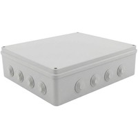 Verteilerdose Aufputz IP65 400X350X120Mm 15 ÖFfnungen Abzweigdose Weiß Anschlus