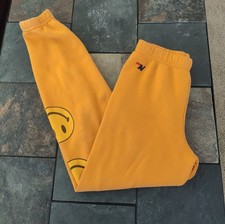 Aviator Nation Size 14 Smiley Happy Face Sweatpants