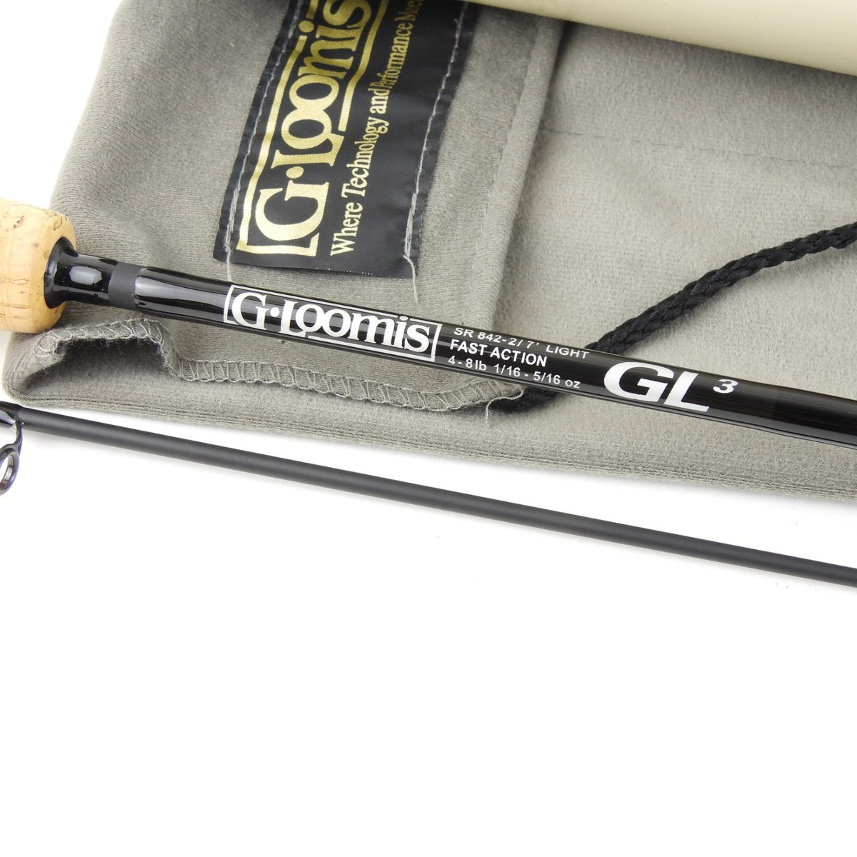 G. Loomis GL3 SR 842-2 Spinning Fishing Rod. 7'. Light. Fast