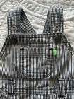 Classic Carter’s Railroad Striped Bib Overalls Blue And White, 9 Months