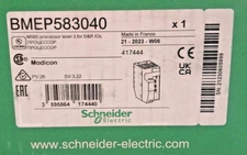 Schneider Electric BMEP583040 M580 Processor level 3, 2023, Modicon - New