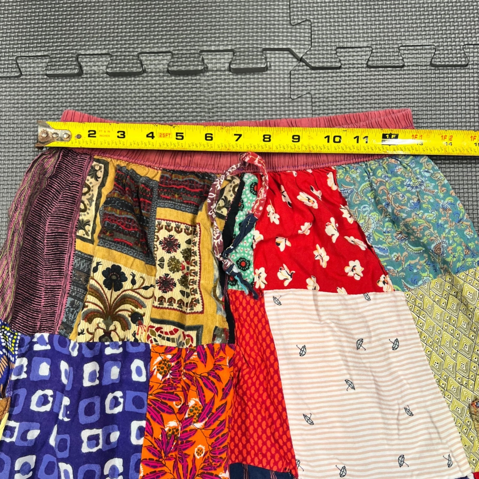 Vintage-Inspired Womens Patchwork Boho Pants With… - image 8