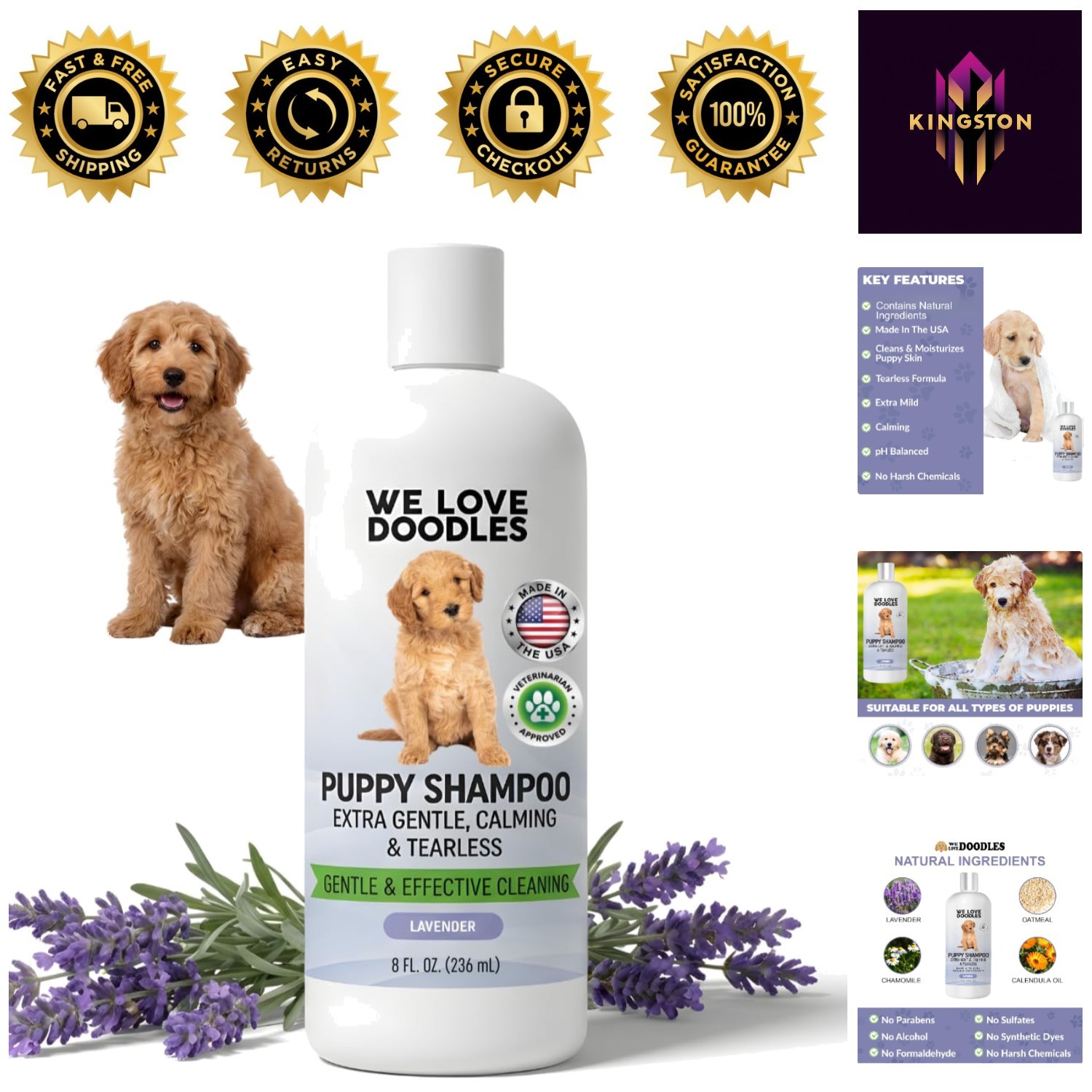 : Tear-free Lavender Wash For Sensitive Skin