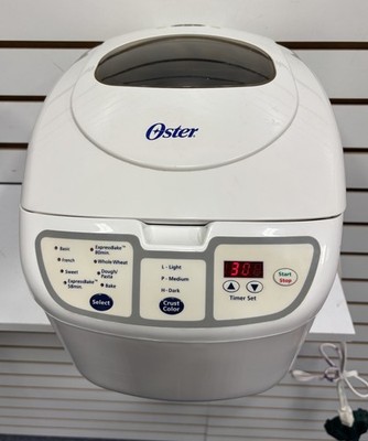OSTER Expressbake Bread Maker Machine Model 5838 White EUC