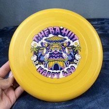 Yellow 420 Cheba Hut Frisbee High Flying Disc 420 Marijuana Promo 2024 Parrots