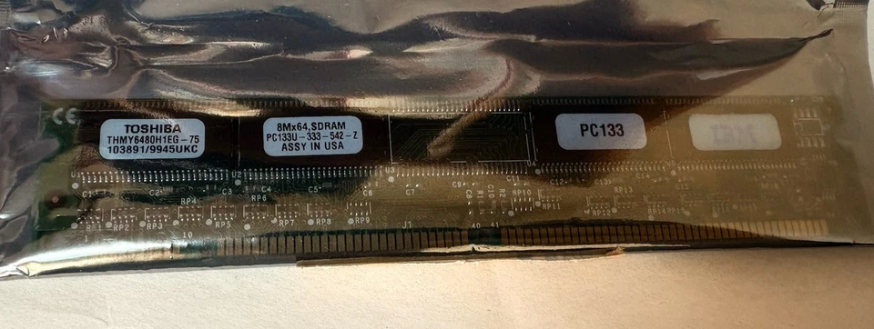Genuine IBM 33L3072 64MB SDRAM Non ECC PC-133 133Mhz Memory - NEW - Image 2 of 2