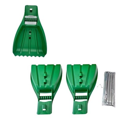 2er Set Laubschaufeln, Handrechen und Krallen. Leichte Gartenrechen und