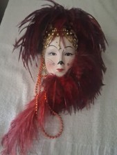 mardi gras mask feathers