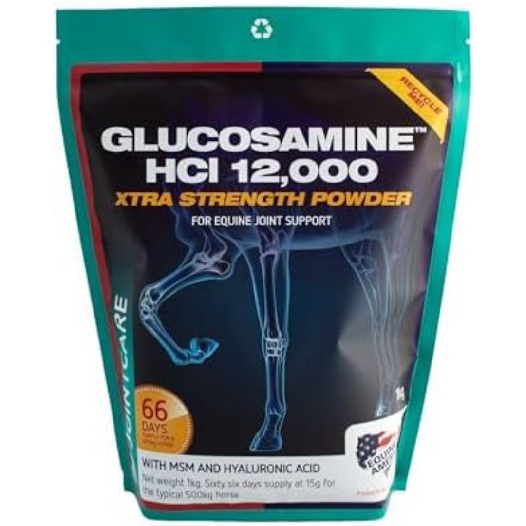 Equine America Glucosamine HCI 12000 Ready To Use Horse & Pony Supplement - 1 Kg