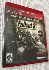 Fallout 3 Greatest Hits (PS3 Sony PlayStation 3 2009 edition) Bethesda M