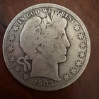 1903-O New Orleans Mint Silver Barber Half Dollar