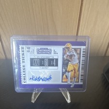 Panini 2019 Contenders Draft Picks Nick Brossette Autographed #277 LSU Tigers