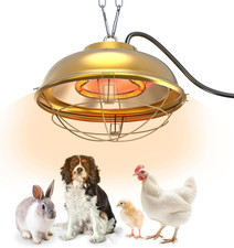 300 Watt Heat Lamp for Chicken Coop - Professional Waterproof Chicken Coop Heate