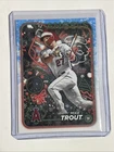 2024 TOPPS HOLIDAY SP SANTA HAT CARD #H27 MIKE TROUT