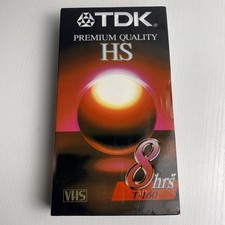 TDK T-160HSBH Blank VHS Tape 8 Hour Capacity High Quality T-160 Brand New Seale