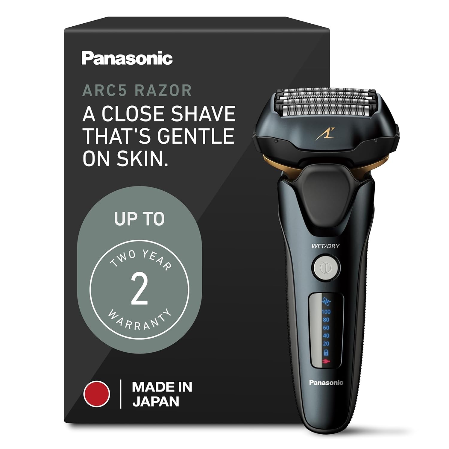 Panasonic ES-LV67-K Mens Electric Shaver Wet Dry 5-Blade Cor