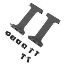 Recessed Mount Adapter Bracket 1U Server Rack Depth Extender Aluminum Alloy