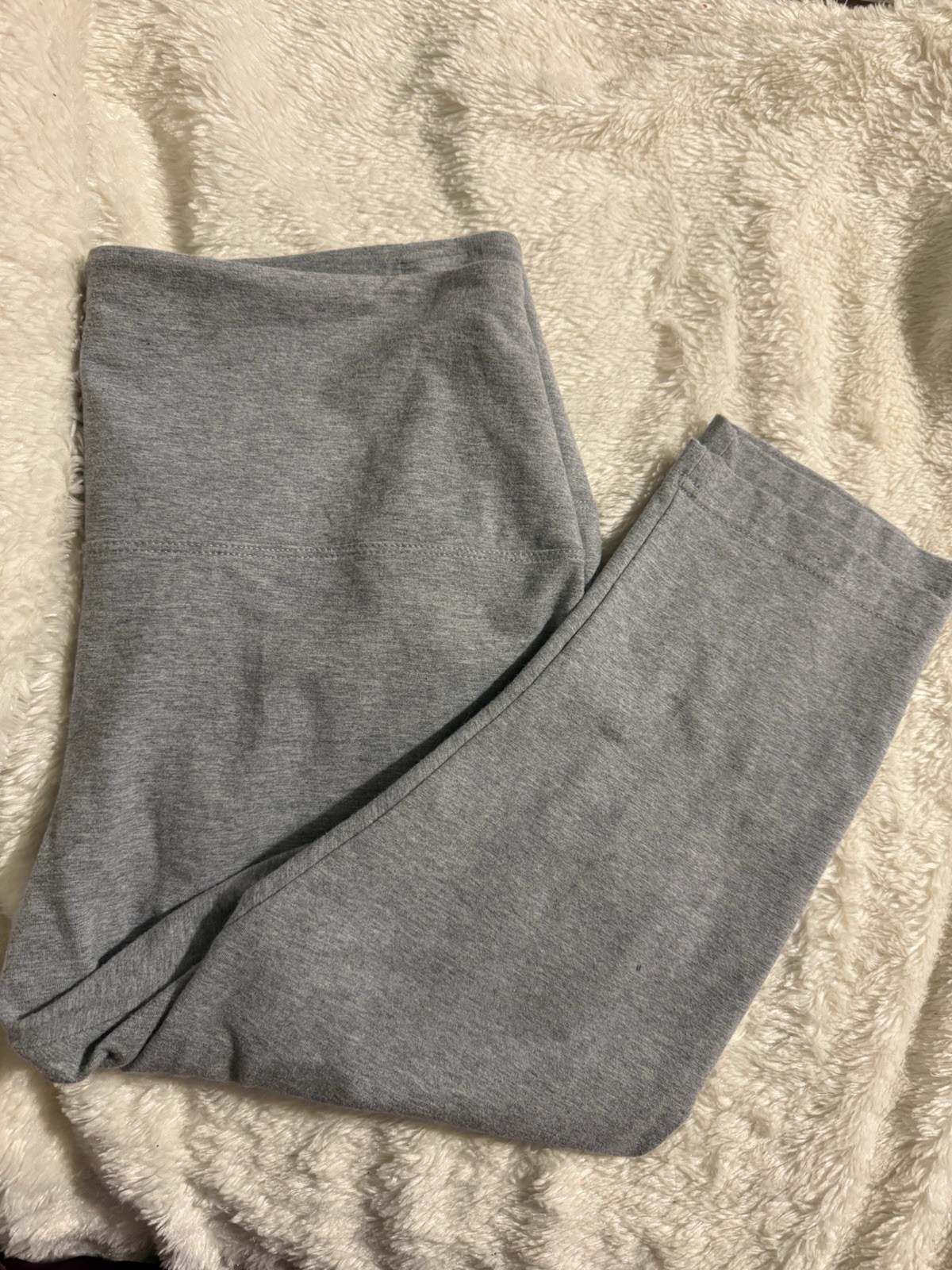 Lysse Gray Large Capri Leggings Women's Pull On Size XL