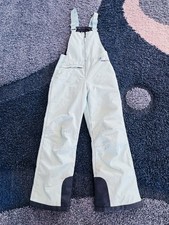 Arctix 3K Snowboard Ski Bib Overalls Youth Medium Aqua Blue Insulated Waterproof