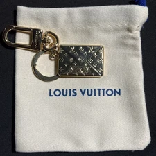 LOUIS VUITTON Envelope Gold Plated metal Charm Keychain Keyring w/Box