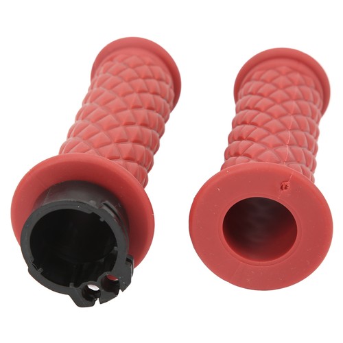 Czerwony 1 para uchwytu motocyklowego 25mm lewy prawy uniwersalny uchwyt przepustnicy - Zdjęcie 10 z 22