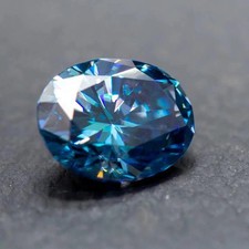 6.50 CT Natural Blue Diamond 10x14 mm 1 Pcs Oval Cut VVS1 D Grade Certified R5