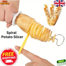 Spiral Potato Cutter Hand Crank – Vegetable Spiralizer Tornado Fry Maker