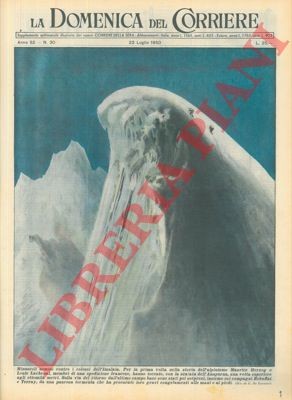 DE GASPARI G. - Zum ersten Mal in der Geschichte des Bergsteigens berühren zwei Männer