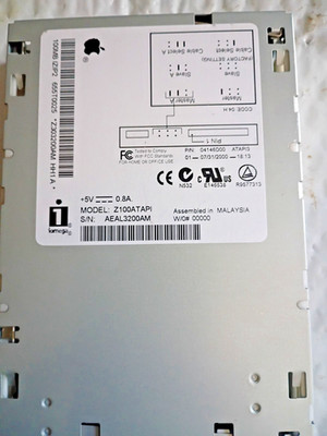 WORKING Apple Macintosh ZIP 100 Internal IDE Drive P/N 04146000 Model Z100ATAPI