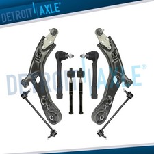Front Lower Control Arms Sway Bars Tie Rods End Kit for 2016 - 2018 Kia Sorento