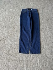 Vintage 90s Levi’s Dark Wash Silver Tab Jeans Loose Fit USA Made 29/32 Mint Cond