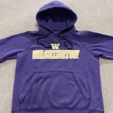 University Of Washington Huskies Hooded Sweatshirt S Champion UW Seattle EUC