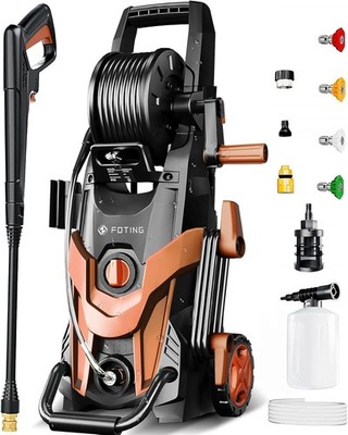 #ad High Power Pressure Washer 4500PSI w 4 Quick Connect NozzlesInlet Hose amp; Filter $148.75