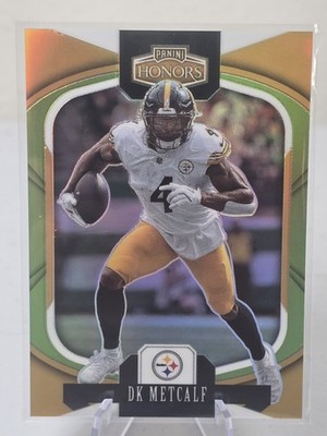 2025 Panini Honors DK Metcalf GREEN 4/5 Jersey # Match Pittsburgh Steelers #27