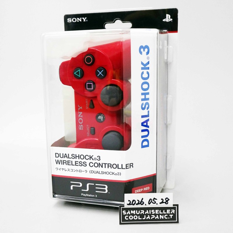 SONY PS3 DUAL SHOCK 3 WIRELESS Controller Deep Red CECHZC2J Playstation3 NEW