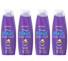 Aussie Miracle Moist Conditioner with Avocado & Jojoba Oil 12.1oz Lot of 4