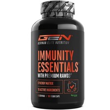 Immunity Essentials Komplex - 180 Kapseln mit Beta Glucan, Vitamin C, D3 (RAWD3®