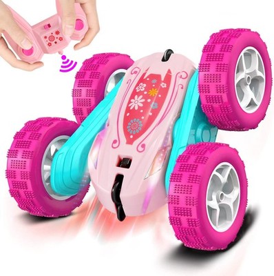 FREE TO FLY Rc Stunt Cars Double Sided 360°Flip Rotating 4WD Race Car Toy for...