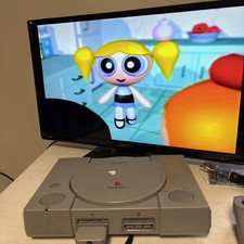 Sony PlayStation 1 PS1 Console Bundle SCPH-7501 - TESTED/Works Controller/cords