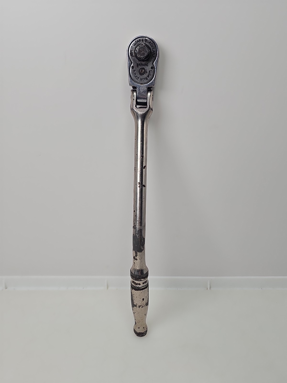 Snap-On Tools 3/8" Drive Standard Handle Bent Flex-Head Ratchet F732A USA