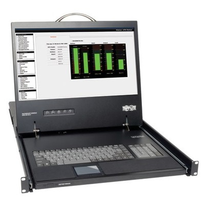 Tripp Lite 1U Rack-Mount Console with 19'' LCD Display for KVM Switch or Server