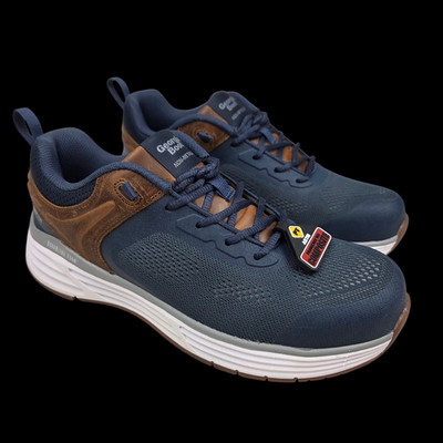 Georgia Boot Durablend Nano Comp Toe Athletic Work Shoes Blue Mens 7.5M