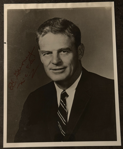 Vintage signé Edward J Gurney États-Unis Photo Sénateur Floride Républicain Autographe - Photo 1/3
