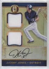 2017 Chronicles Gold Standard Rookie Jersey Double /199 JaCoby Jones Auto 06z2