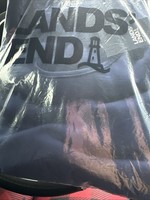 Lands End Ladies Navy Blue Gown Long Sleeve, Xs 2-4