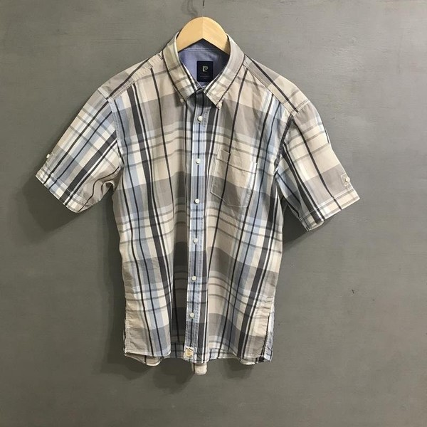 Men Pierre Cardin T-Shirt Multicolor Cotton 42 /