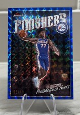 2025-26 Finest Finishers Blue Geometric Refractors /75 #FI10 VJ Edgecombe RC SP