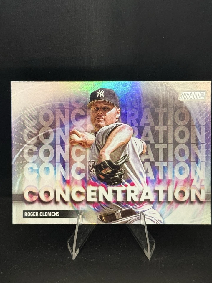2025 Topps Stadium Club #C-1 Concentration Roger Clemens New York Yankees MLB - Bild 1 von 2
