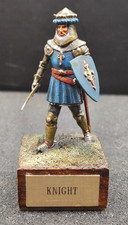 54mm Tin Toy Soldier - Medieval Teutonic Knight - Professionally Painted